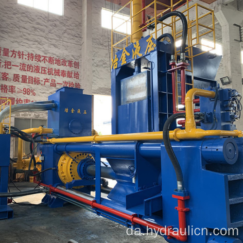 Vandret skrotfrit stålbrikettfremstillingsmaskine